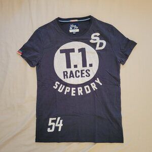Superdry - T.1. Races -  The Tin Tab Co. - Size: M - Blue/White